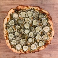 Dill Pickle Pizza for Two