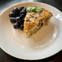 Cornbread Pudding with Ground Pork and Black Beans